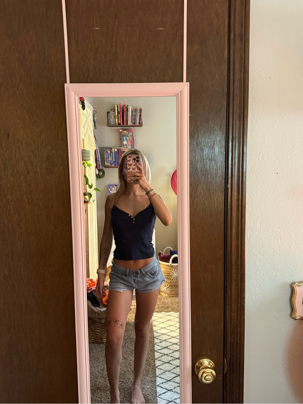 Brandy Melville Navy Blue Tank